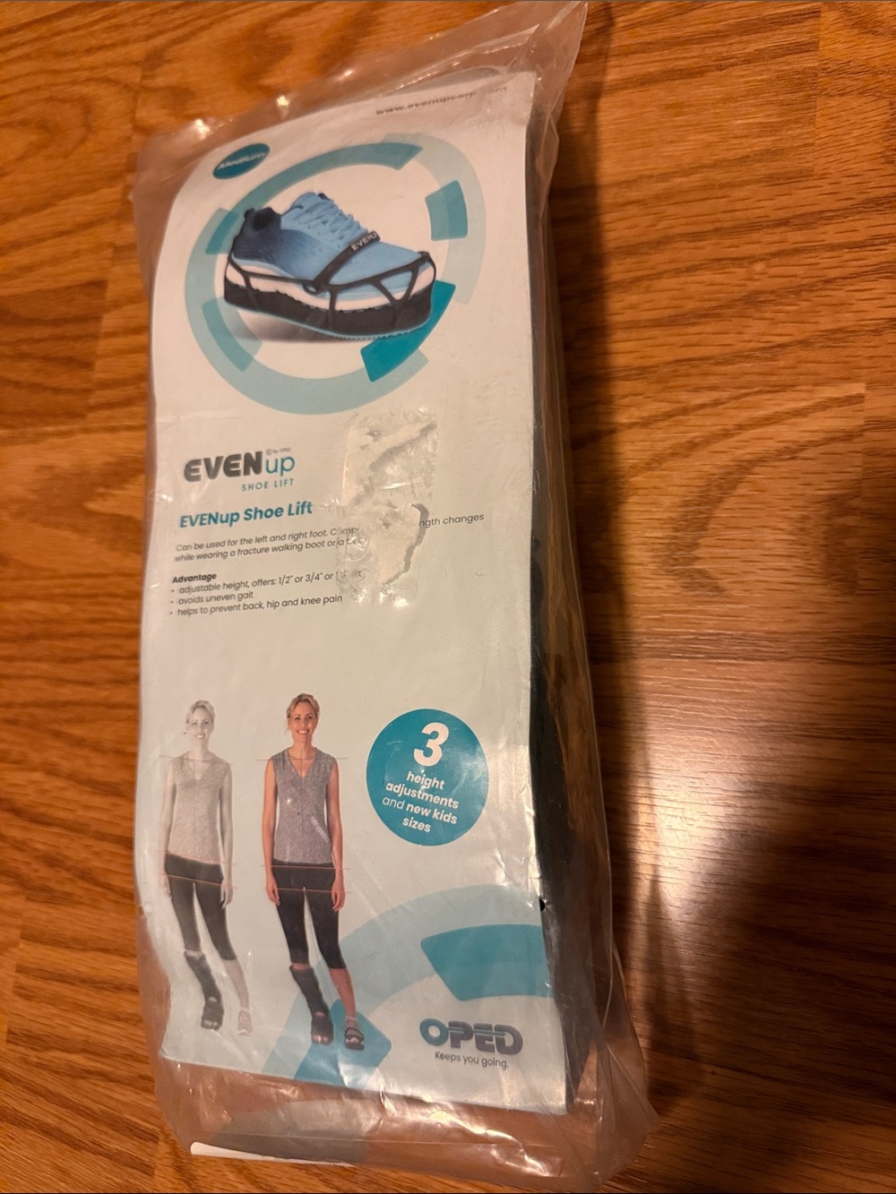 EVENUP Medical Shoe Lift Balancer Walker Boot Leveler Walking Pad Procare Medium